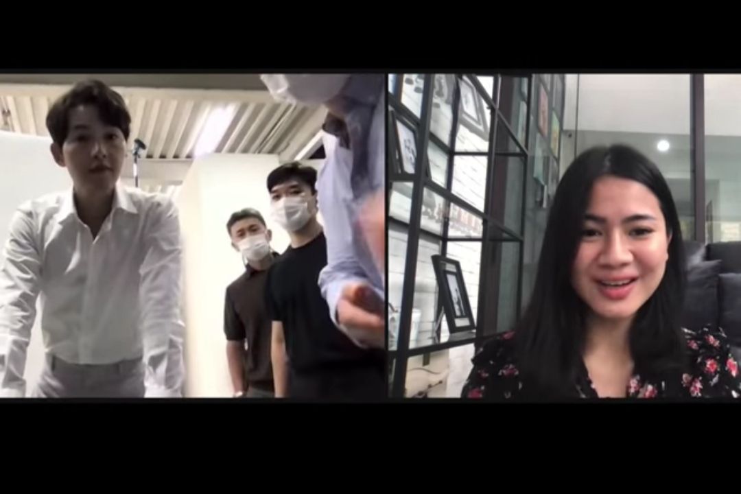 Felicya Angelista Ngidam Video Call dengan Song Joong Ki, Tak Di Sangka Caesar Hito Bantu Wujudkan