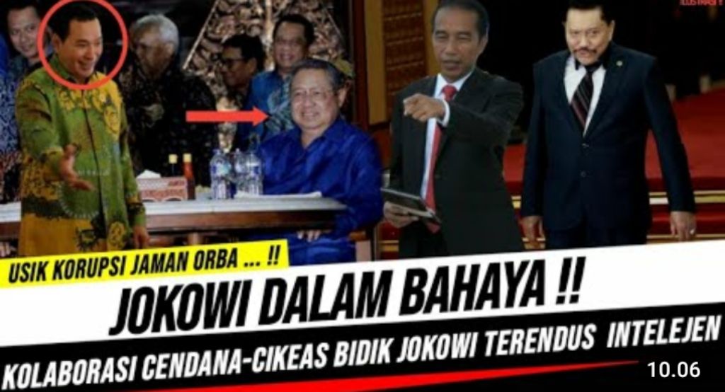 Jokowi Dalam Bahaya, Kolaborasi Cendana dan Cikeas Bidik Jokowi Terendus Intelejen.