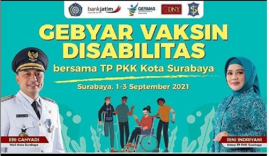 Informasi vaksinasi disabilitas di Kota Surabaya