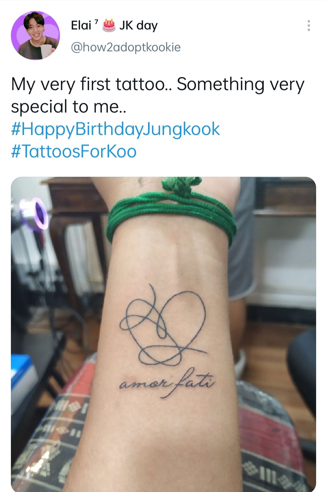  ARMY membuat tato untuk rayakan ulang tahun Jungkook BTS