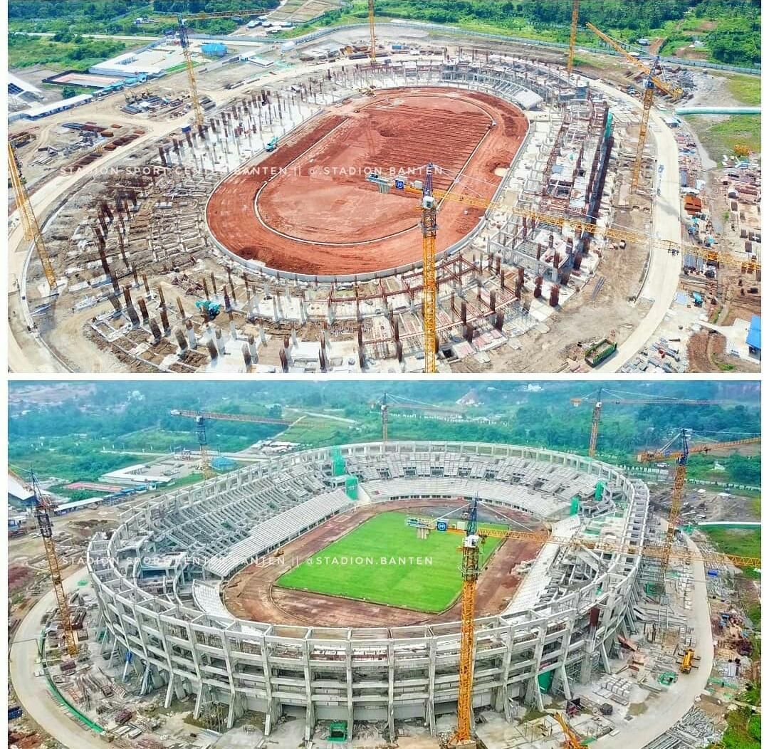 Stadion Banten yang kini menjadi Banten Internasional Stadium.