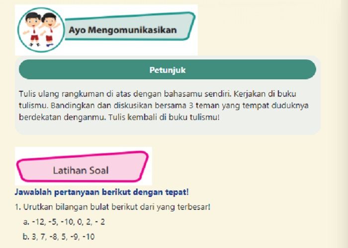 Kunci Jawaban Latihan Soal Halaman 56 Matematika Kelas 6 SD, No 1 ...