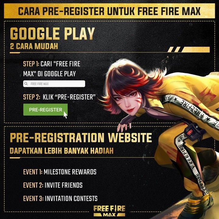 Tutorial Praregistrasi Free Fire Max Berikut Kode Redeem Ff Terbaru 2021 Deskjabar