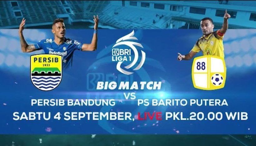  Jam berapa Persib vs Barito Putera tayang di TV hari ini, Sabtu 4 September 2021? Pastikan nonton big match BRI Liga 1 sore ini jam 20.00 WIB.