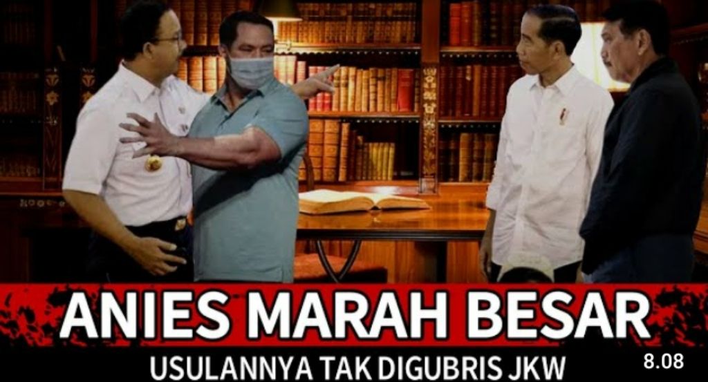 Anies Baswedan Marah Besar Usulannya Tak Digubris Jokowi, Cek Faktanya.