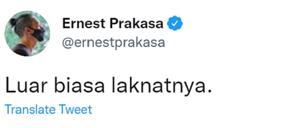 Cuitan Ernest Prakasa.