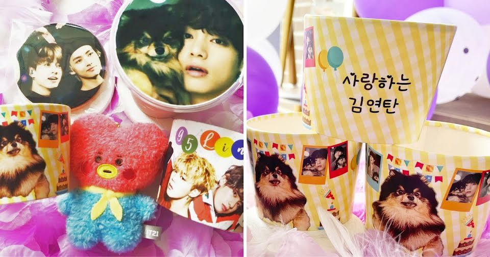 ARMY Rayakan Pesta Ulang Tahun Untuk Anjing Milik V BTS, Yeontan
