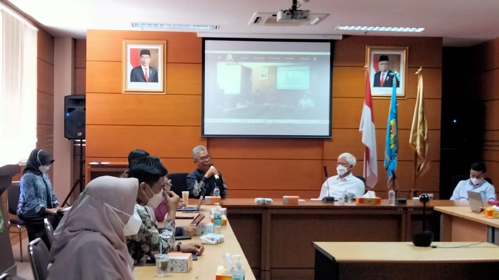 Pertemuan antara DPD IAPA Jawa Barat dengan berbagai jurnal Perguruan Tinggi di Jawa Barat, Kamis, 9 September 2021./Darma Legi/Galamedia