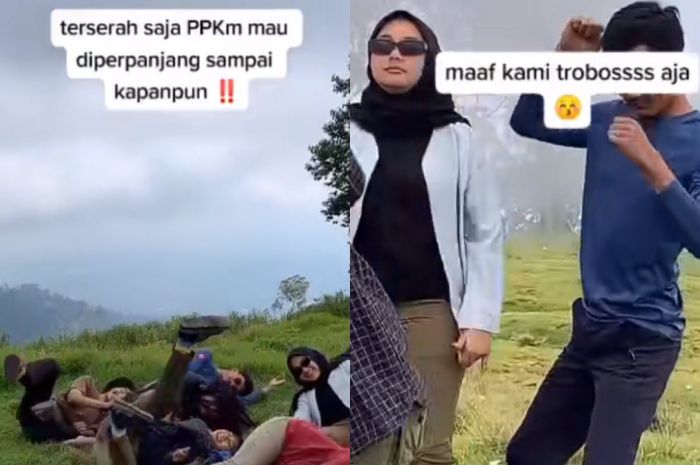 Viral video pemuda langgar dan lawan kebijakan PPKM di Indonesia meskipun diperpanjang sampai kapan pun 