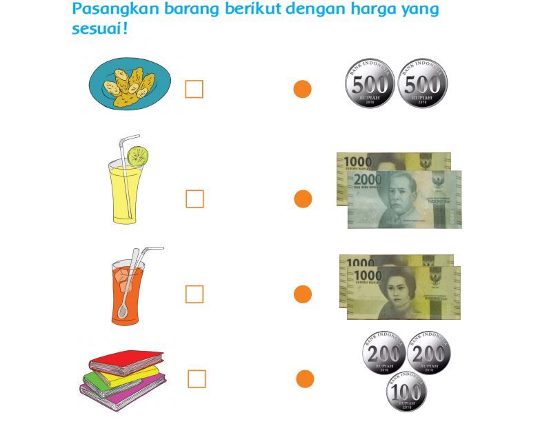 Belajar Menukar Dan Memasangkan Mata Uang Yuk Kunci Jawaban Halaman 75 Sampai 78 Buku Tema 3 Kelas 2 Sd Utara Times