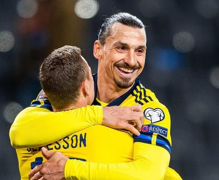Ibrahimovic bersama Timnas Swedia