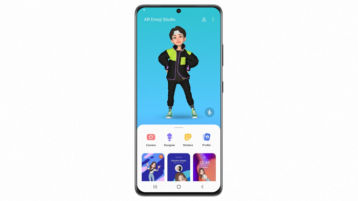 Emoji AR baru yang terdapat di One UI 4 berbasis Android 12.