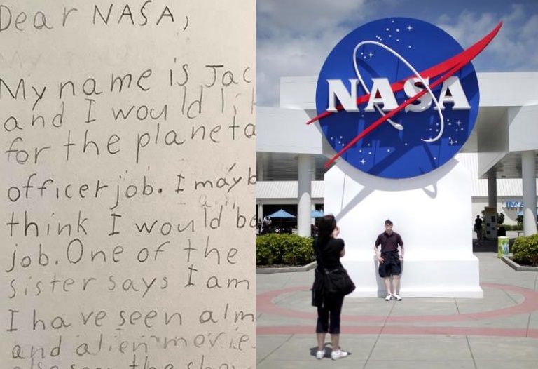 Bocah 9 tahun mengirim surat lamaran, begini respons NASA.
