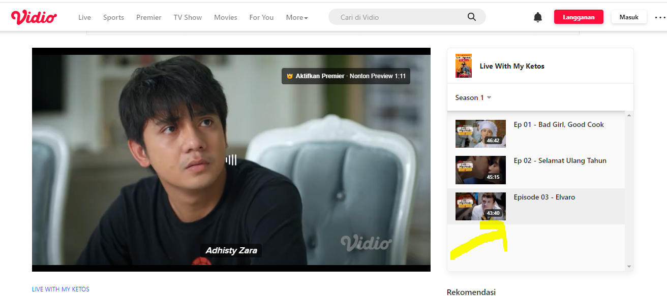 Link Streaming Nonton Live With My Ketos Episode 4 di Vidio Film Zara