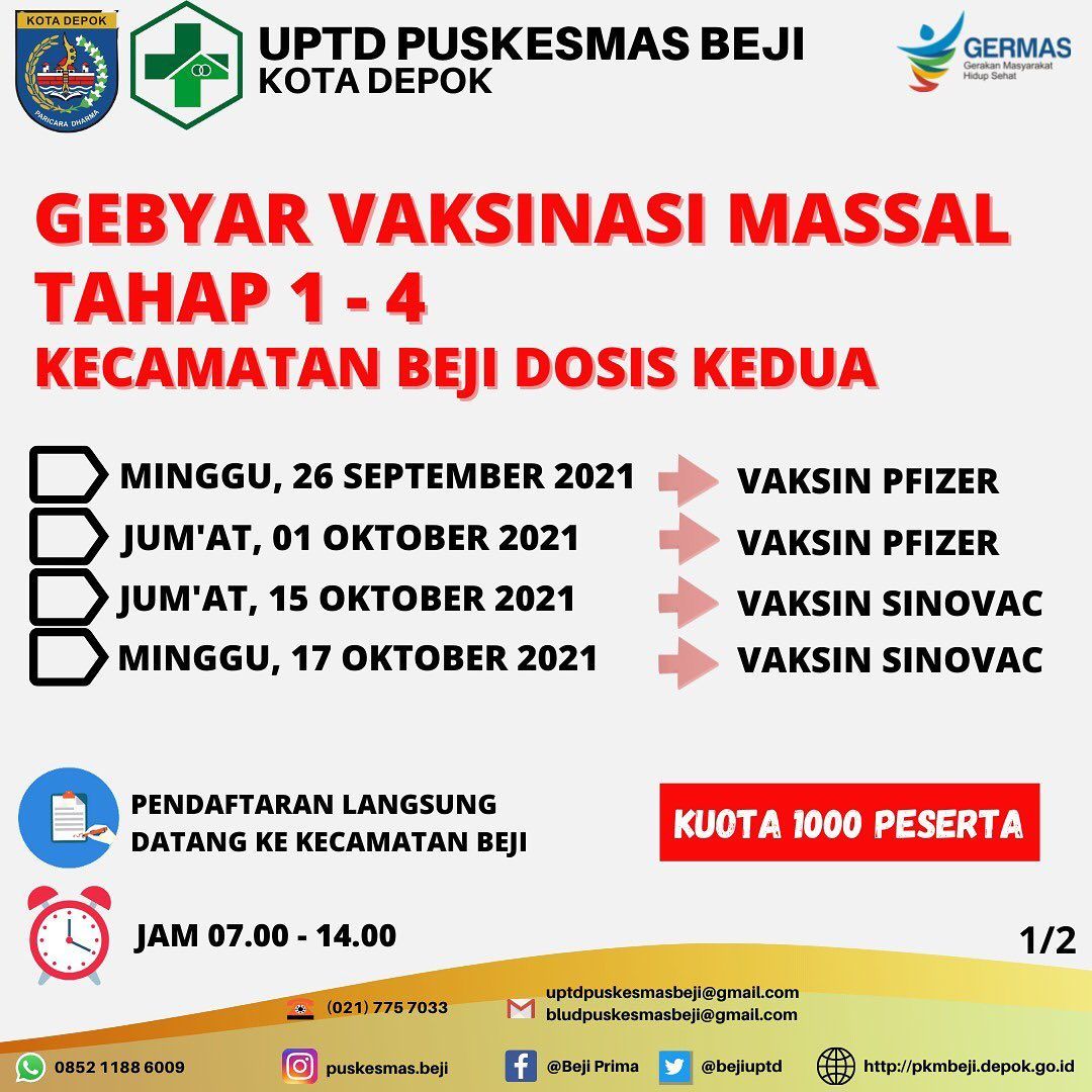 daftar vaksin online jakarta barat