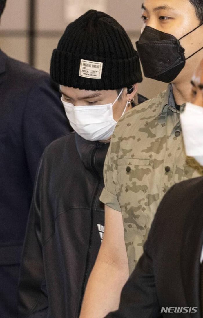 BTS tiba di Bandara Incheon, Korea Selatan 