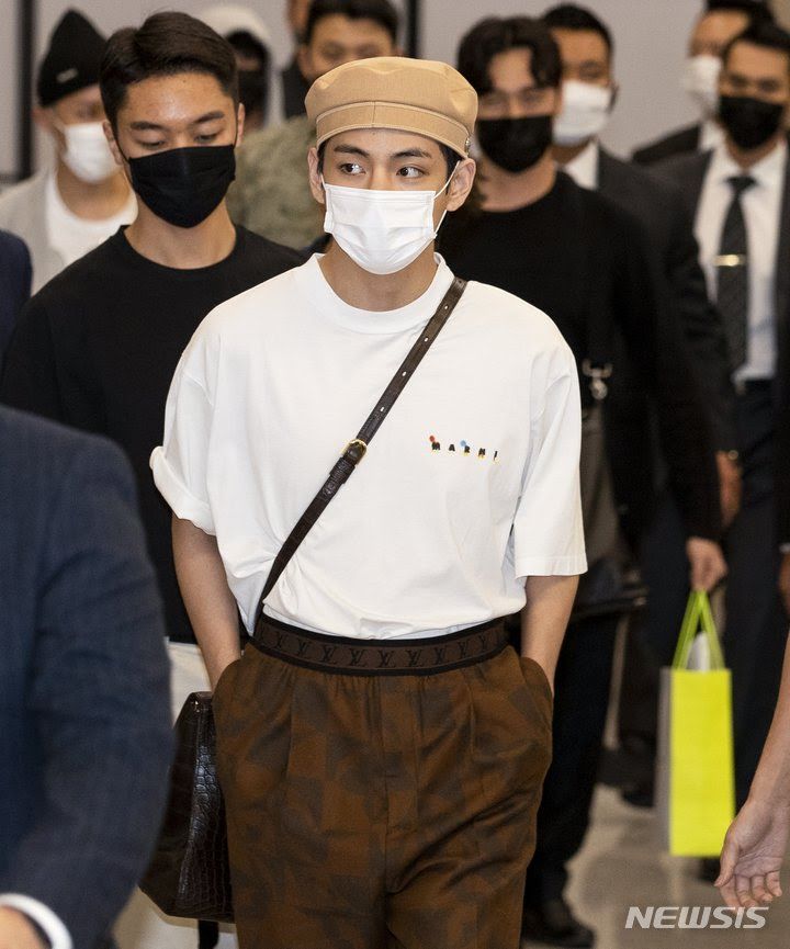 BTS tiba di Bandara Incheon, Korea Selatan