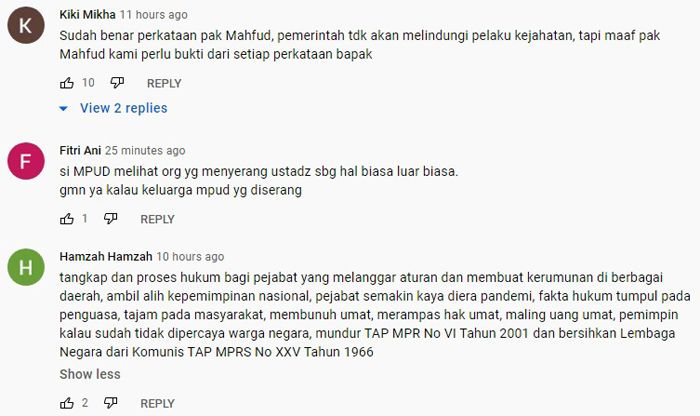 Netizen Tanggapi Pernyataan Mahfud MD yang Tidak Akan Memberikan Ruang untuk PKI