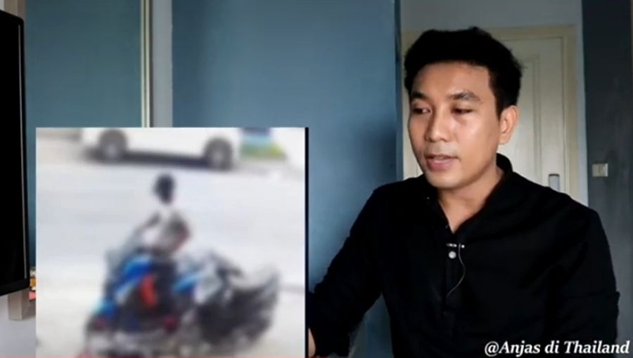 YouTuber Anjas di Thailand melakukan analisa dugaan pelaku pembunuh ibu dan anak di Subang melakukan framing kepada media