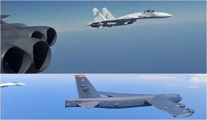 Pesawat Bomber B 52h Us Air Force Dicegat 3 Jet Tempur Su 35 Rusia Di Pasifik Timur Berikut Kronologinya Zona Jakarta Halaman 3