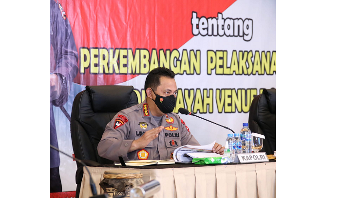 Kapolri Jenderal Pol Listyo Sigit Prabowo menekankan kepada seluruh personel TNI-Polri untuk melakukan upaya antisipasi terjadinya gangguan keamanan dan ketertiban masyarakat (kamtibmas).