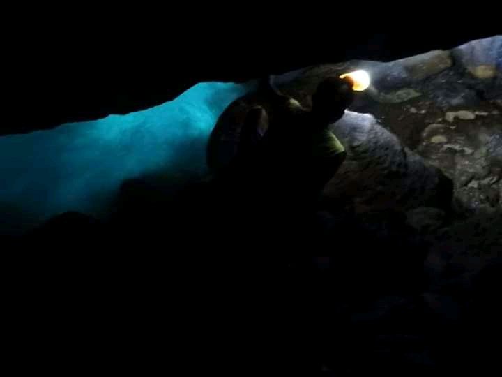 Kondisi di dalam gua Pulau Belen.