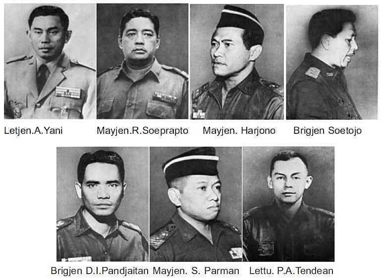 Profil dan Biodata 7 Pahlawan Revolusi yang Gugur pada Peristiwa G30S PKI  30 September - Mantra Sukabumi