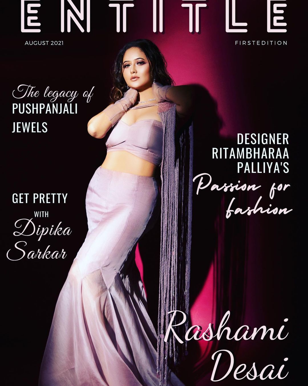 Rashami Desai tampil sebagai cover majalah ENTITLE.