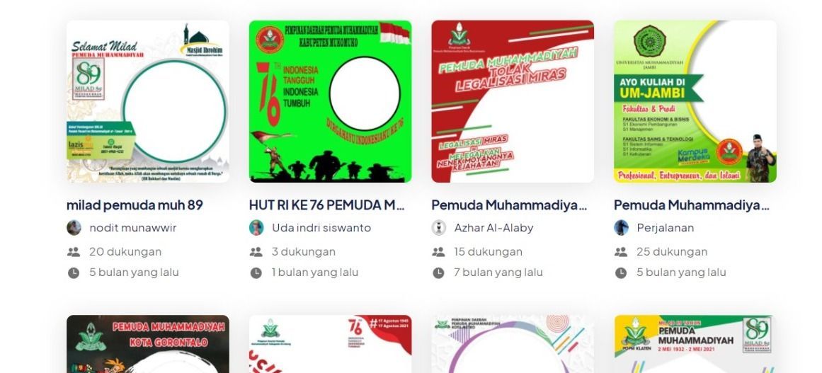 Link Download Twibbon Harlah Pemuda Muhammadiyah 2021 Ucapan Selamat Milad Kokam Ke 56 Dan Cara Memasang Foto Portal Pekalongan