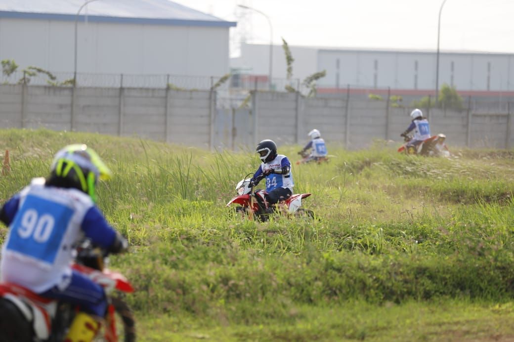 Fasilitas safety riding Park Honda di Cikarang, Jawa Barat