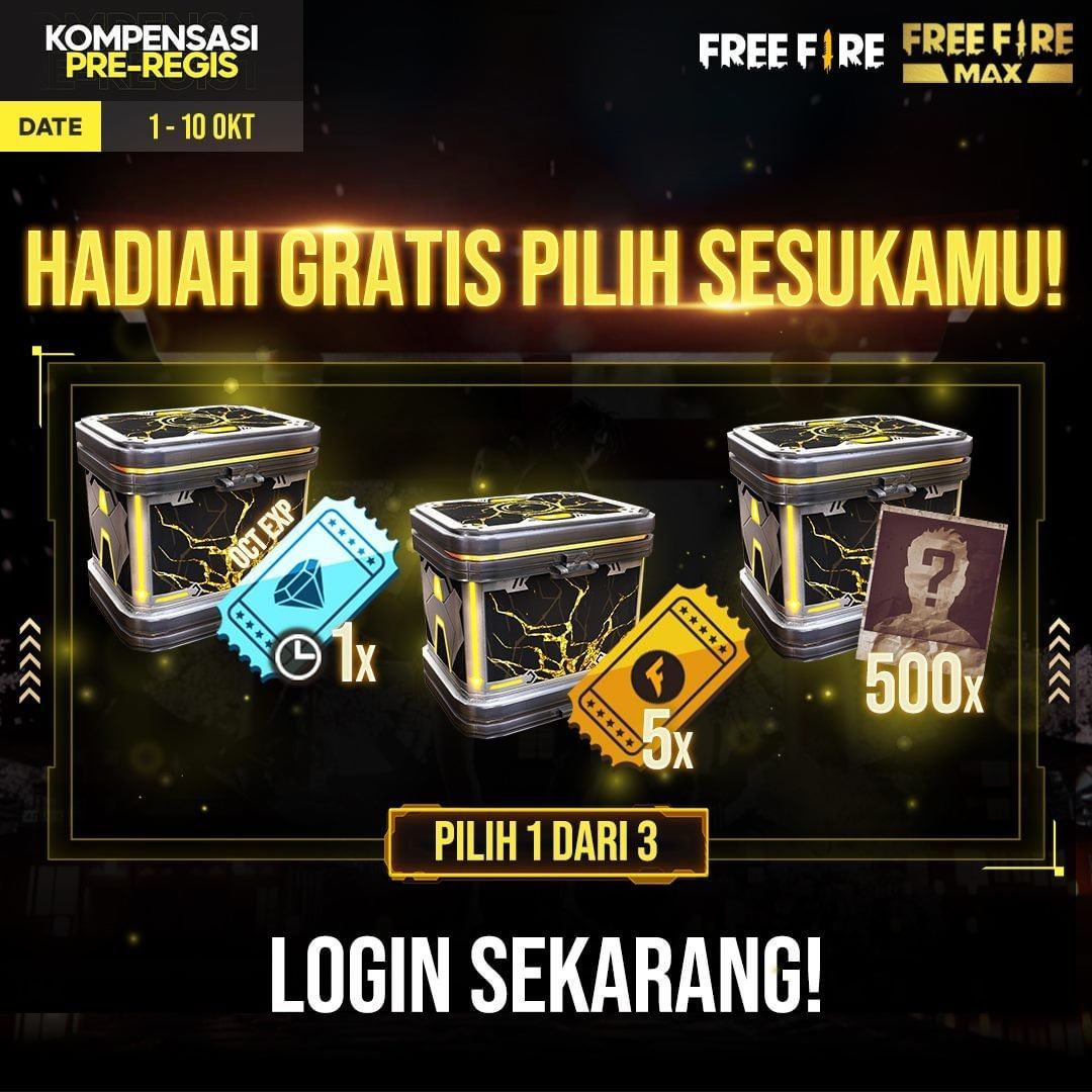 Ini Kode Redeem Ff Minggu 3 Oktober 2021 Server Indonesia Max Give Terbaru 1 Menit Yang Lalu Sg 2 Metro Lampung News