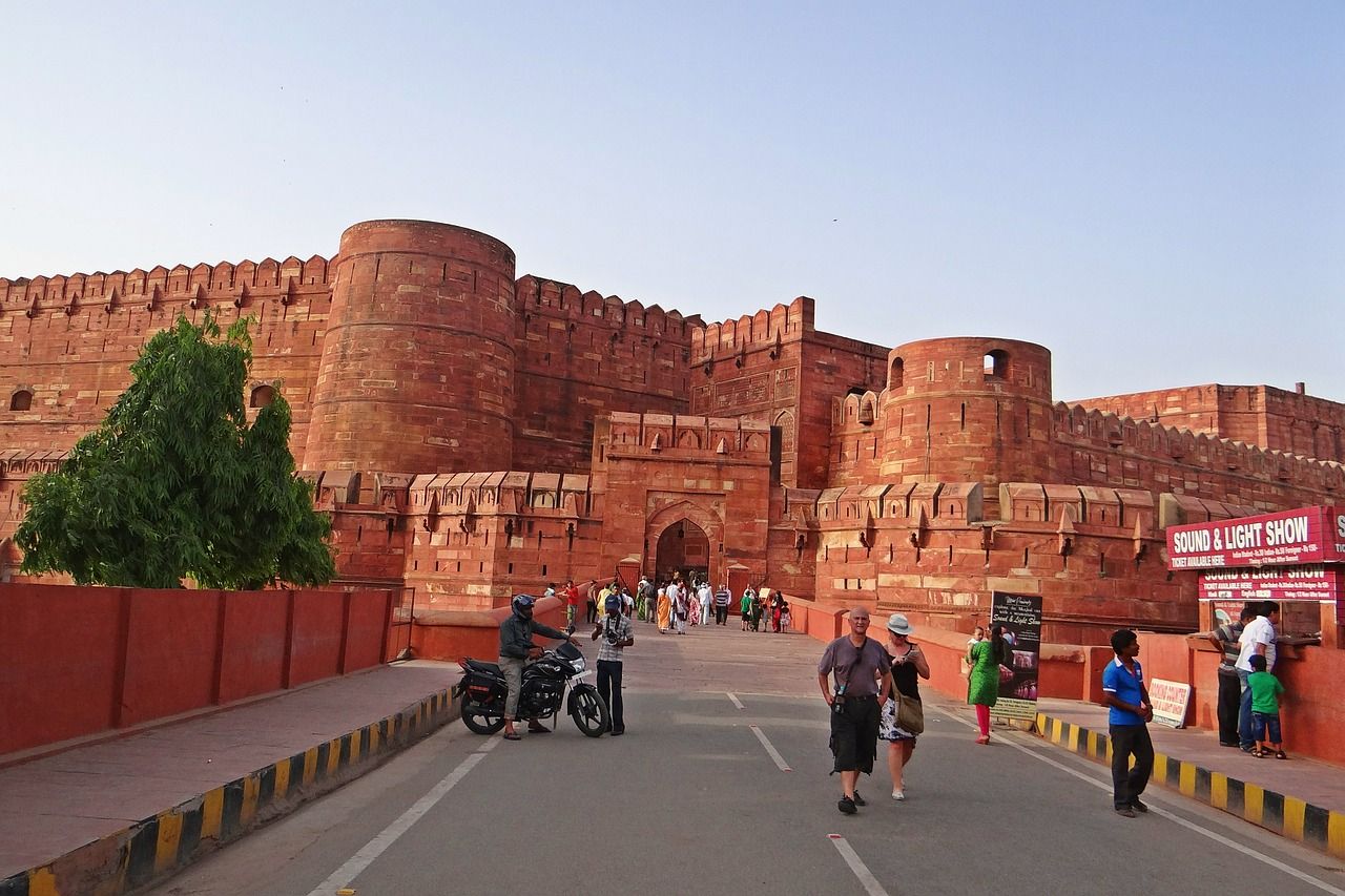 Benteng Agra di Uttar Pradesh, India
