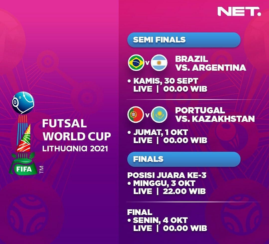 Futsal world 2021 fifa cup Lịch thi