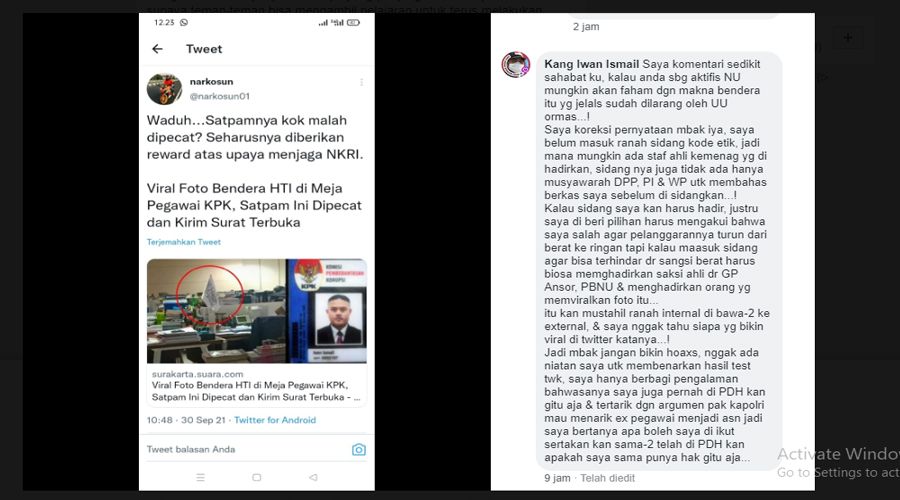 Perkara Dugaan Bendera HTI di Meja KPK, Satpam KPK Sampai Dipecat: Nggak Tahu Siapa yang Bikin Viral