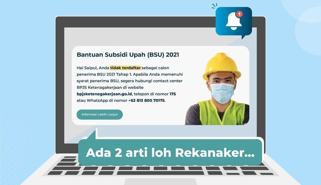 Cukup Via Whatsapp Ini Cara Cek Status Penerima Bsu Subsidi Gaji Rp