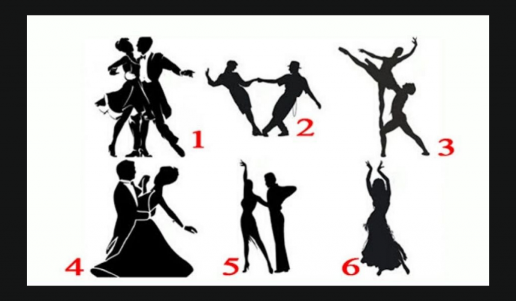Ilustrasi pasangan dansa untuk tes kepribadian mengungkap sikap hubungan yang dibutuhkan.