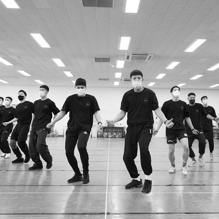 Foto Chanyeol EXO, Kim Myung Soo INFINITE, Daehyun BAP Sedang Latihan untuk Musikal Militer Telah Rilis