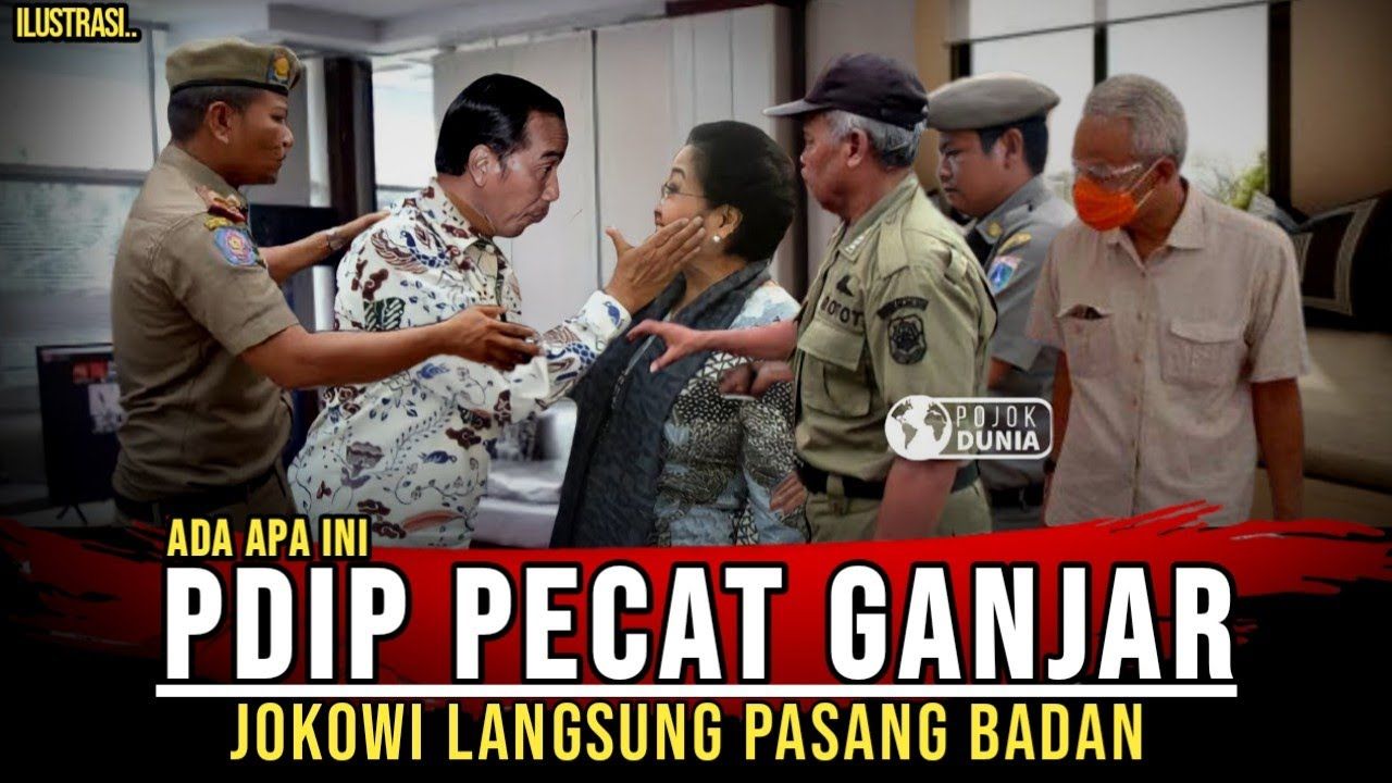 tangkap layar [Hoax] PDIP Diisukan Pecat Ganjar Pranowo, Jokowi Langsung Pasang Badan