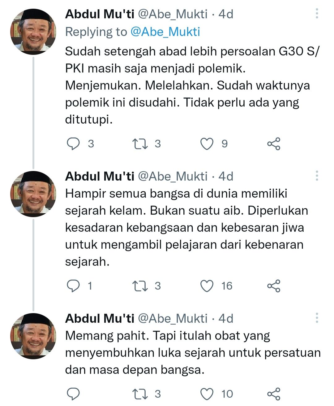 Sekjen Muhammadiyah Abdul Mukti komentari isu G30S PKI yang disuarakan Gatot Nurmantyo.