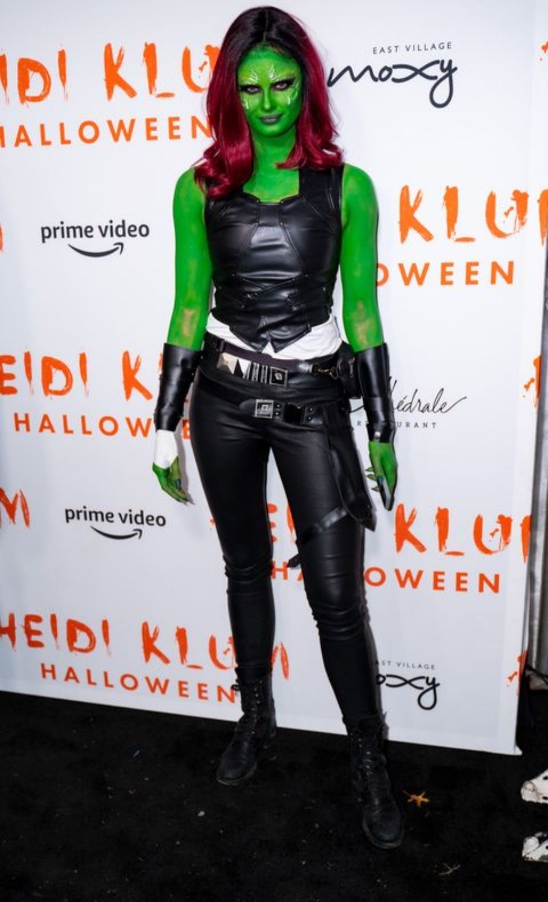 Taylor Hill sebagai Gamora 'Guardians of the Galaxy'