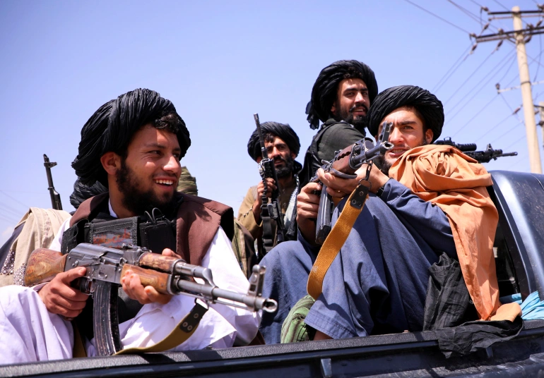 Ilustrasi pasukan Taliban. /Stringer/Reuters
