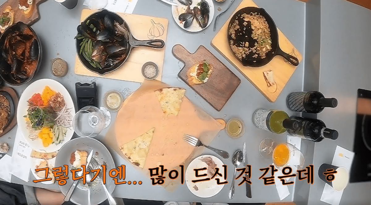 Member BTS berhasil habiskan hampir semua menu makanan di Run BTS Episode 154