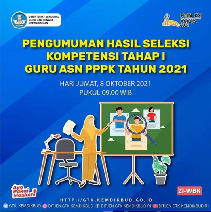 Pengumuman Hasil Seleksi P3k Guru 2021 - bullinspired