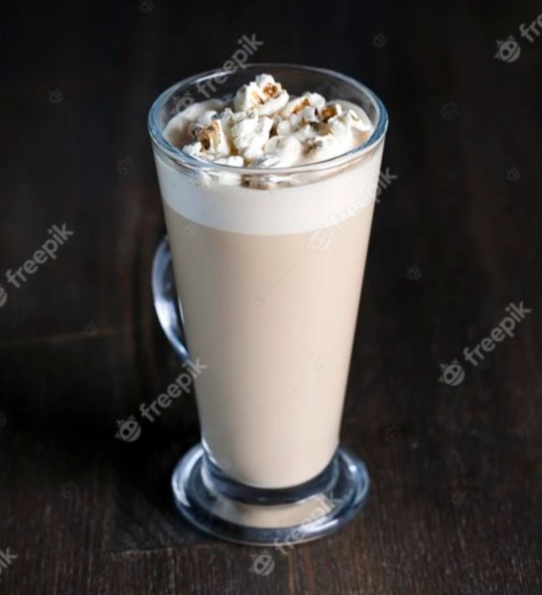 Foto ilustrasi popcorn latte