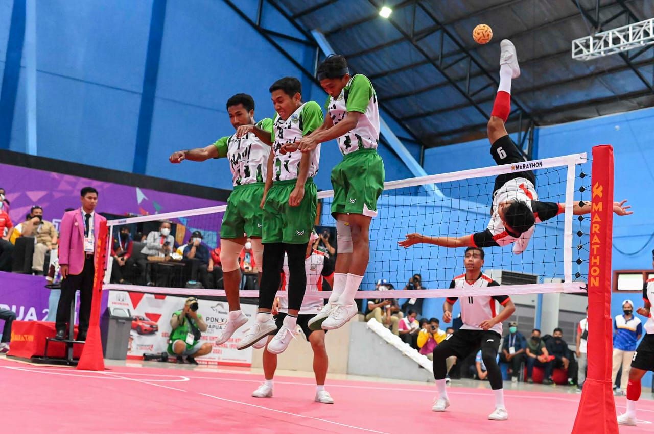 Atlet Sepak Takraw Asal Lumajang Kembali Sumbang Medali PON XX 