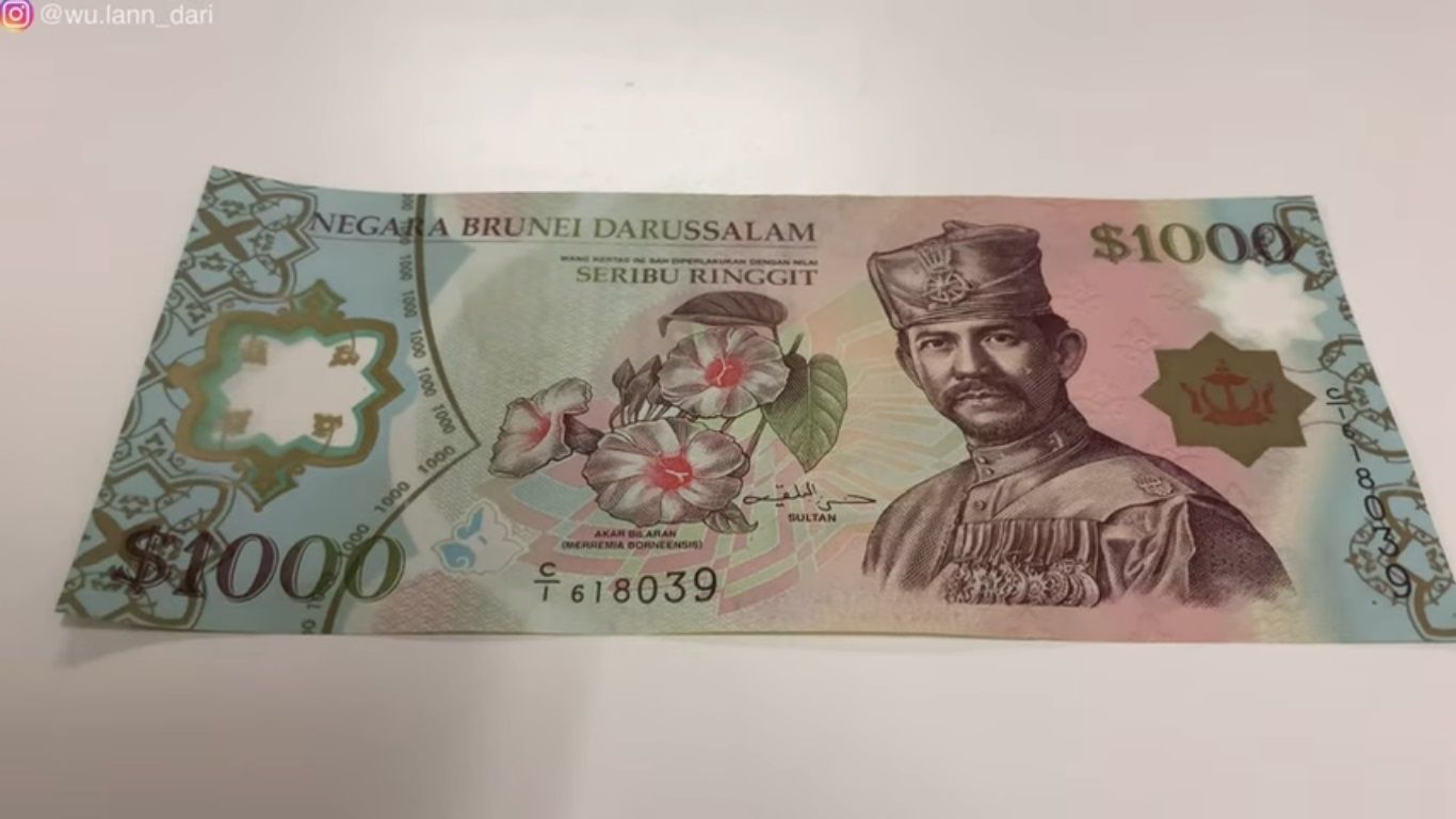 Gambar Ilustrasi Uang Kertas Brunei Darussalam. Fakta Unik Mata Uang Brunei Darussalam, Ada Uang Kertas 1 Lembar Senilai Rp100 Juta