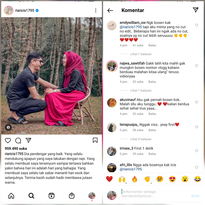 Ria Ricis punya gambaran sosok Teuku di matanya, tetapi malah beri pertanyaan ini pada netizen dalam akun Instagramnya.