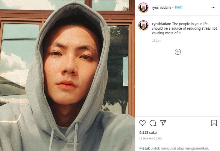 Kekasih Agnez Mo, Adam Rosyadi singgung soal stres dalam unggahannya