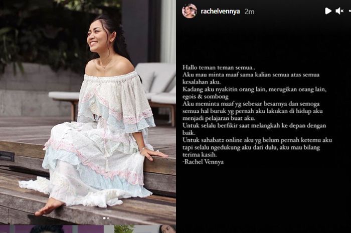Rachel Venya diberitakan kabur dari karantina, minta maaf di instagram.