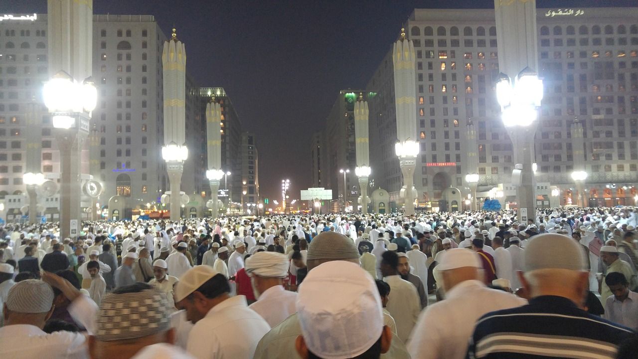 Perayaan maulid Nabi Muhammad di Madinah